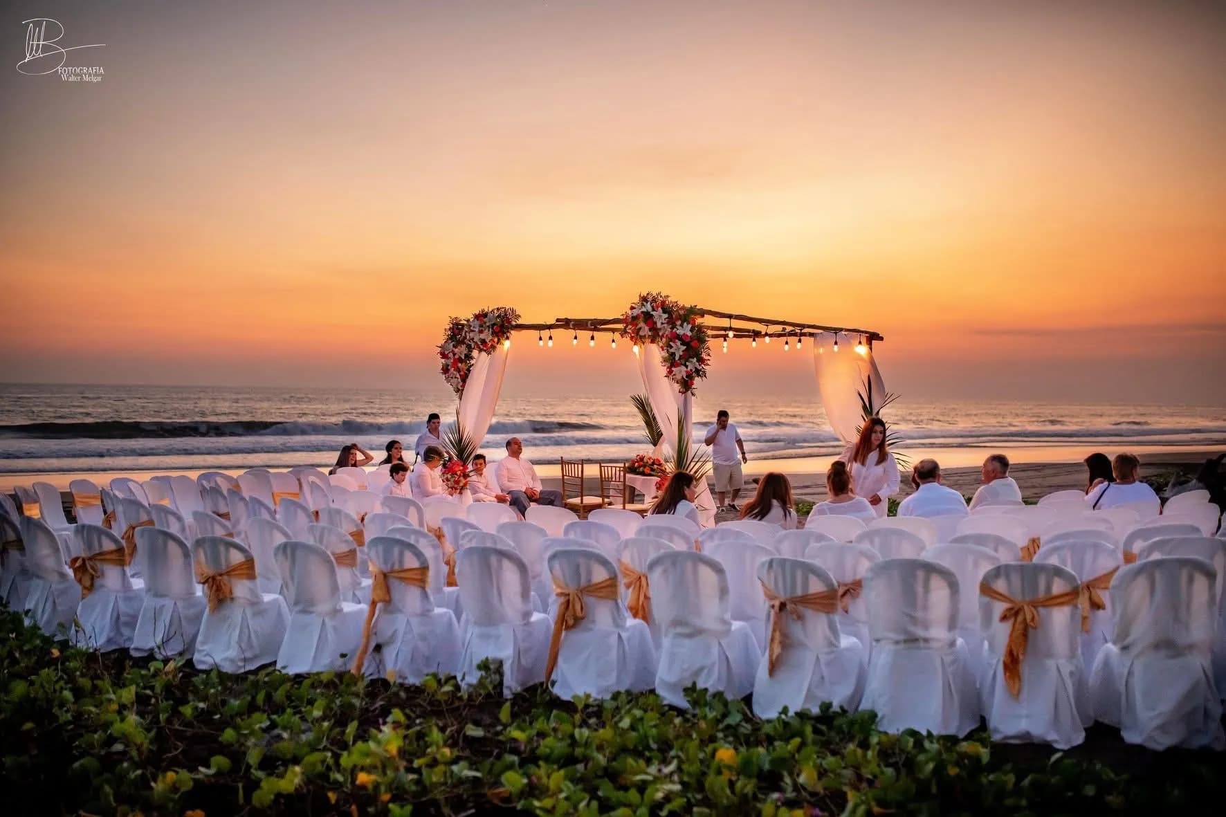 Recepción de boda en la playa