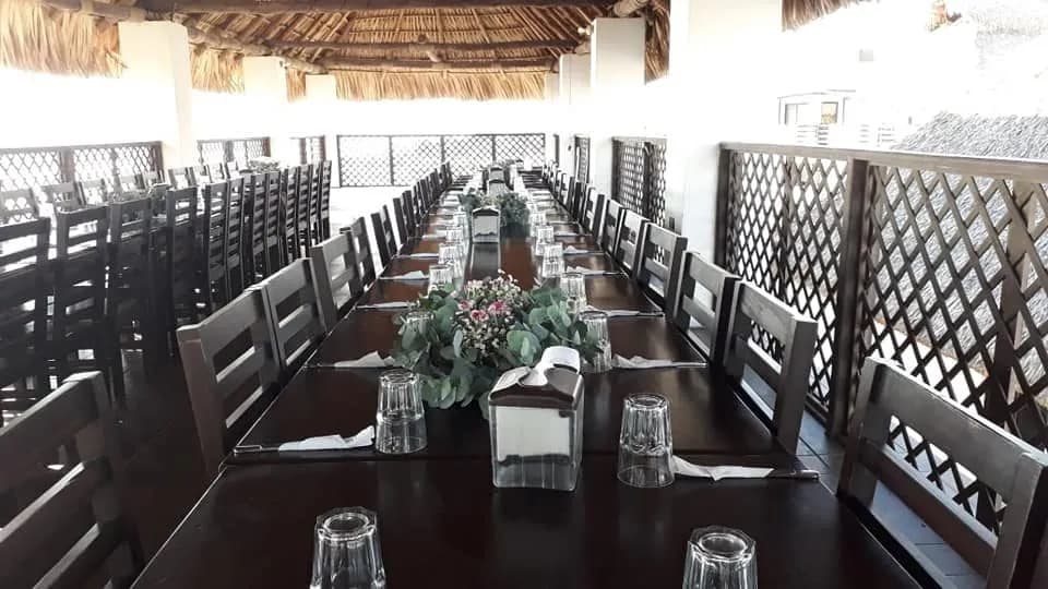 Montaje de banquete