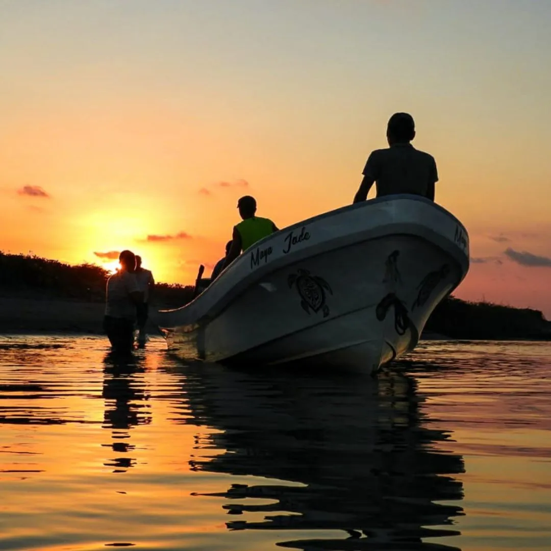 Kayak en el canal de manglares